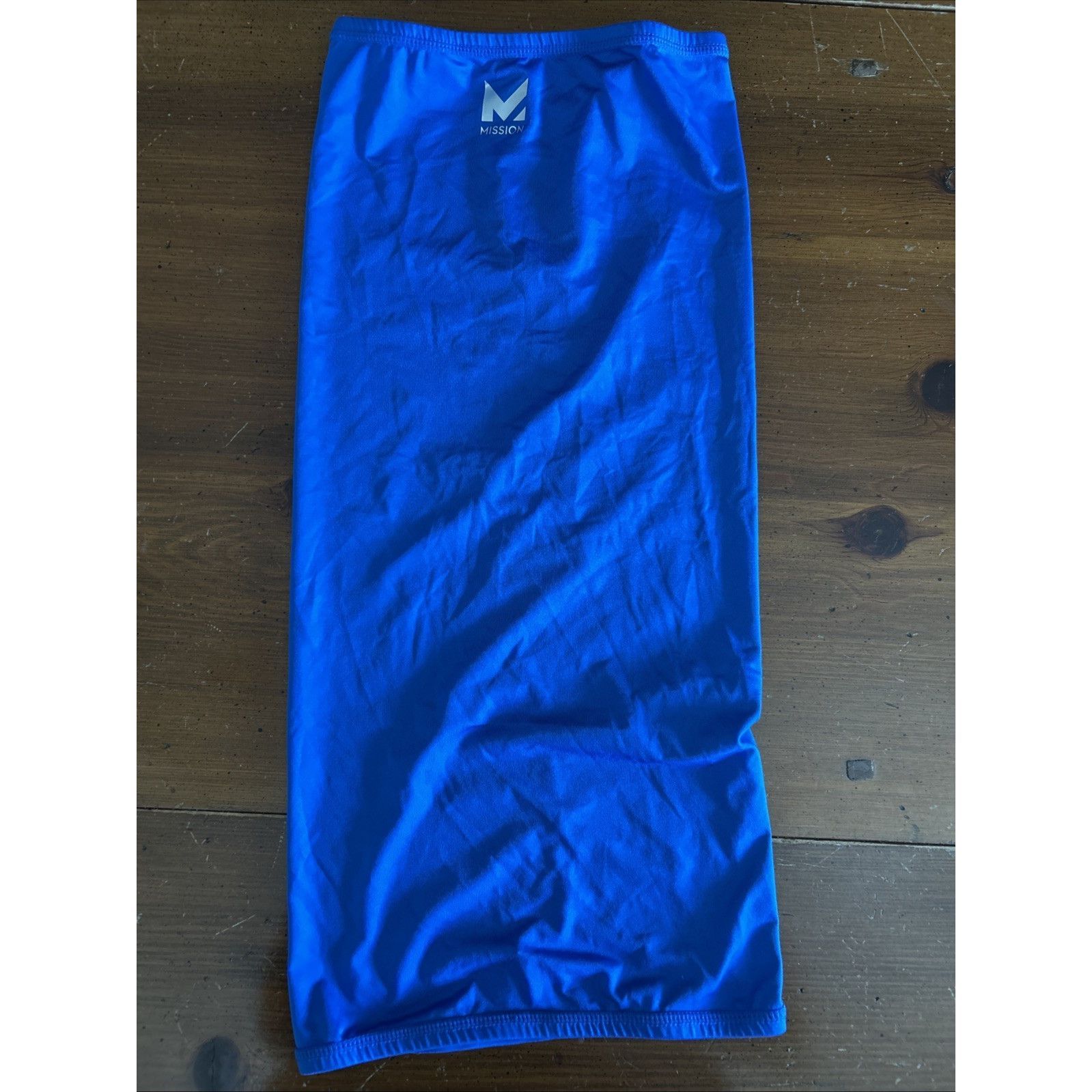 Mission Compact Cooling Neck Gaiter Multifunctional Face Neck Cover  Blue
